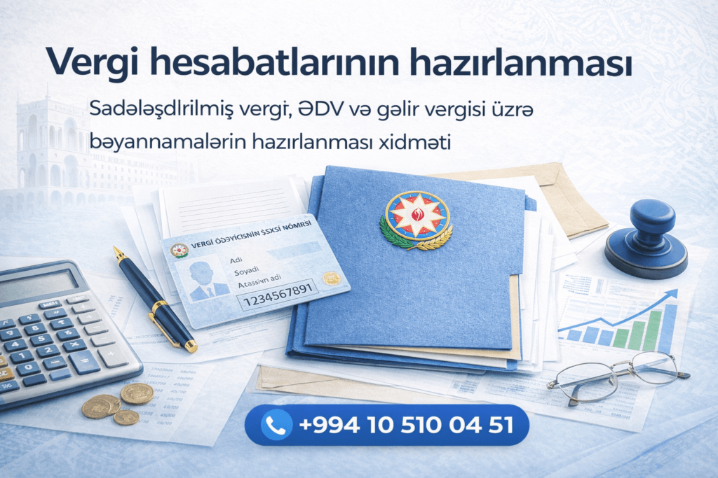 vergi bəyannaməsi hazırlamaq