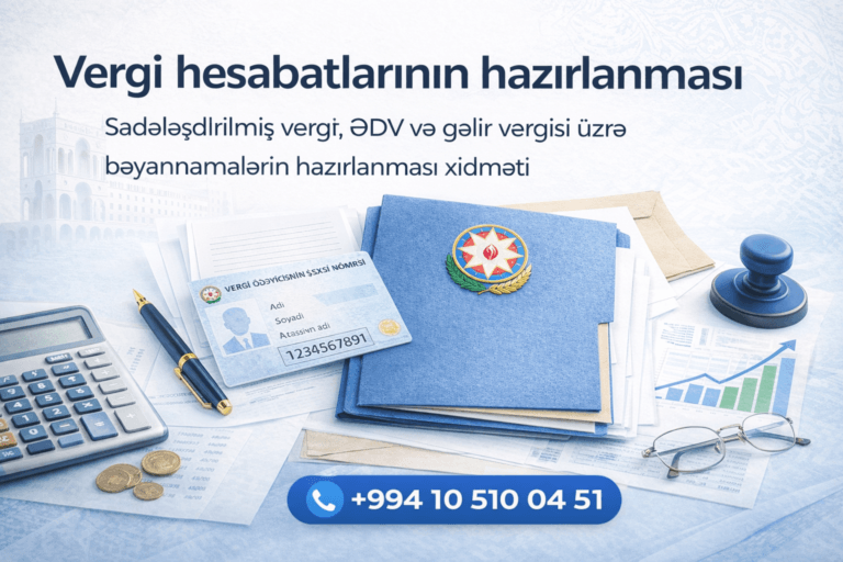 vergi bəyannaməsi hazırlamaq