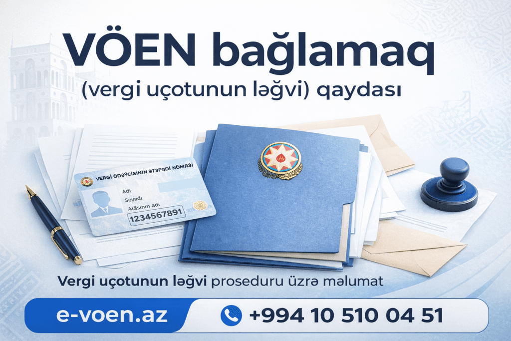 vöen bağlamaq - ləğv etmək - xitam onlayn