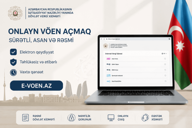 onlayn vöen açmaq