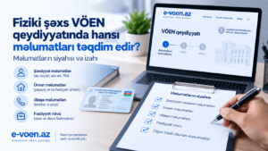 Fiziki şəxs VÖEN qeydiyyatında hansı məlumatları təqdim edir?