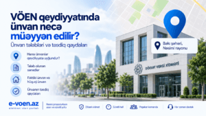 VÖEN qeydiyyatında ünvan necə müəyyən edilir?