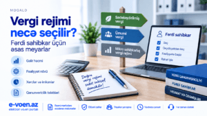 Vergi rejimi necə seçilir Fərdi sahibkar üçün əsas meyarlar