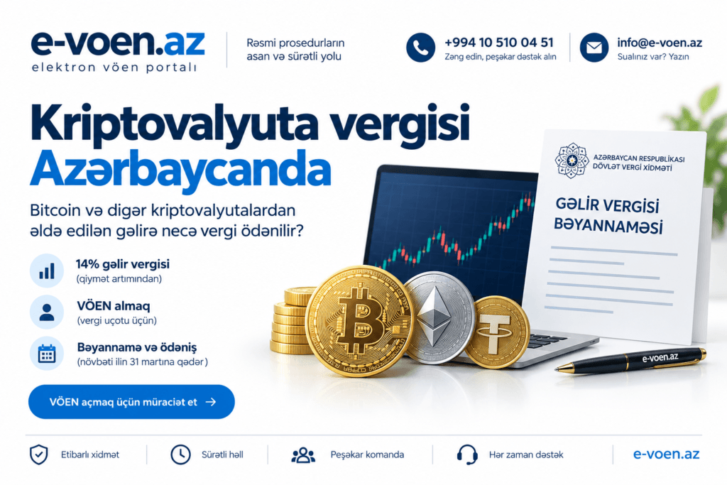 Kriptovalyuta vergisi necə hesablanır?